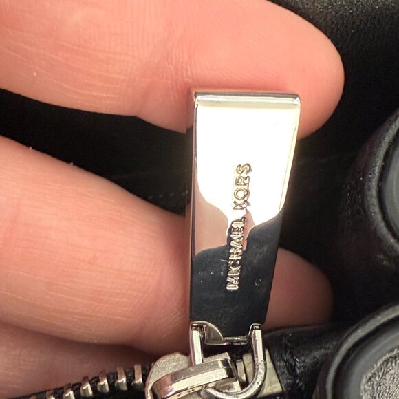 Michael Kors Whitney Black Quilted Chain Convertible Shoulder Bag Purse - Picture 5 of 10